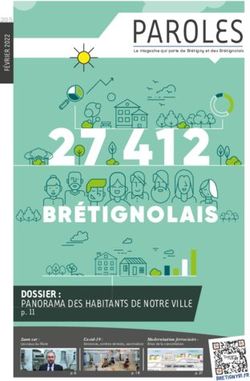 DOSSIER : PANORAMA DES HABITANTS DE NOTRE VILLE - Ville de Br&eacute;tigny