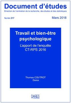 Document d'études - Dares