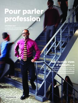 Nos écoles vues d'ailleurs p. 26 - DÉCEMBRE 2018 LA REVUE DE L'ORDRE DES ENSEIGNANTES ET DES ENSEIGNANTS DE L'ONTARIO - Ordre des ...