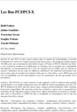 Les Bus PCI/PCI-X Belli Fabien Julian Gauthier Torossian Sevan Scaglia Tristan Turchi Michael