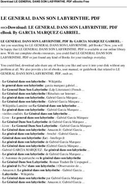 LE GENERAL DANS SON LABYRINTHE. PDF