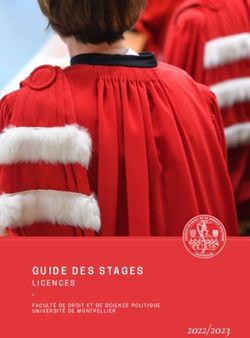 2022/2023 GUIDE DES STAGES - FACULT&Eacute; DE DROIT ET DE SCIENCE POLITIQUE UNIVERSIT&Eacute; DE MONTPELLIER - Facult&eacute; de Droit de Montpellier