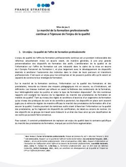 Le marché de la formation professionnelle continue à l'épreuve de l'enjeu de la qualité