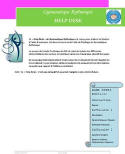 HELP DESK Gymnastique Rythmique