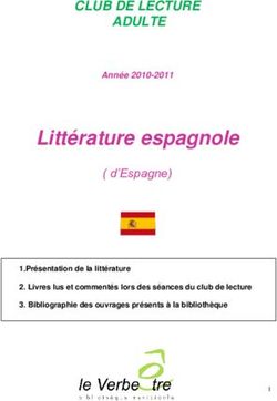 Littérature espagnole - CLUB DE LECTURE ADULTE - ( d'Espagne)