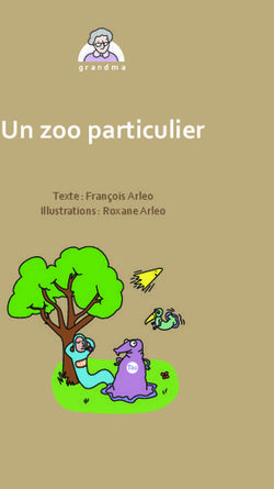 Un zoo particulier Texte : François Arleo Illustrations : Roxane Arleo