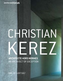 Christian architecte hors normes - an architect of excePtion - L ...
