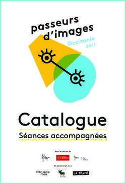 Catalogue S&eacute;ances accompagn&eacute;es - La Trame