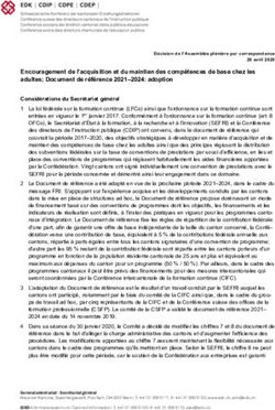 Encouragement de l'acquisition et du maintien des comp&eacute;tences de base chez les adultes; Document de r&eacute;f&eacute;rence 2021-2024: adoption - Edudoc CH
