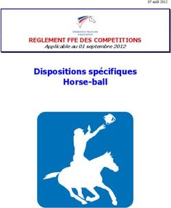 Dispositions spécifiques Horse-ball - REGLEMENT FFE DES COMPETITIONS Applicable au 01 septembre 2012