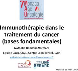 Immunothérapie dans le traitement du cancer (bases fondamentales) - Nathalie Bendriss-Vermare - Monaco Age Oncologie