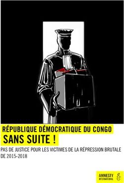 SANS SUITE ! RÉPUBLIQUE DÉMOCRATIQUE DU CONGO - PAS DE JUSTICE POUR LES VICTIMES DE LA RÉPRESSION BRUTALE DE 2015-2018