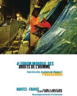 DROITS DE L'HOMME PROGRAMME - NANTES - FRANCE 28 JUIN - 1er JUILLET 2010 LA CITÉ - NANTES EVENTS CENTER Des principes universels à l'action locale