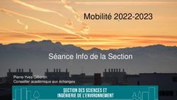 Mobilit&eacute; 2022-2023 S&eacute;ance Info de la Section - EPFL