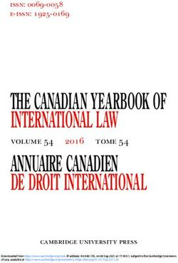 THE CANADIAN YEARBOOK OF INTERNATIONAL LAW - Cambridge University Press