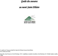 Guide des anoures au mont Saint-Hilaire - Centre de la ...