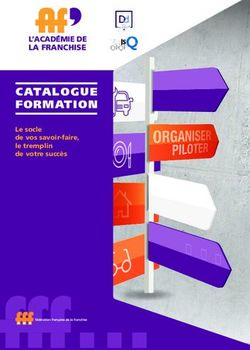 CATALOGUE FORMATION LA FRANCHISE - L'ACADEMIE DE LA FRANCHISE - Formations Franchise