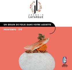 UN GRAIN DE FOLIE DANS VOTRE ASSIETTE PRINTEMPS - &Eacute;T&Eacute;