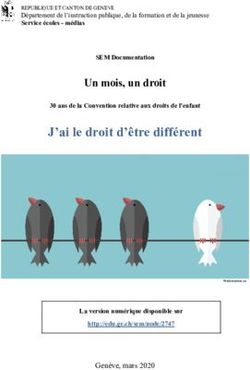J'ai le droit d'être différent - Un mois, un droit