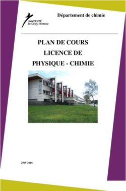 PLAN DE COURS LICENCE DE PHYSIQUE - CHIMIE - Département de chimie