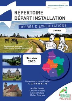 Janvier 2020 - INDRE - Chambres d'agriculture Centre ...