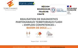 REALISATION DE DIAGNOSTICS PARTENARIAUX TERRITORIAUX FLASH " EMPLOIS COMPETENCES " - Région Bourgogne-Franche-Comté
