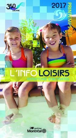 L'INFO LOISIRS - 2017P - Montréal