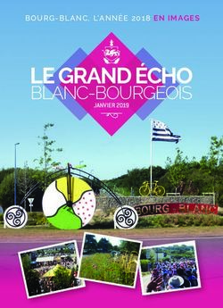 LE GRAND ÉCHO BLANC-BOURGEOIS - BOURG-BLANC, L'ANNÉE 2018 EN IMAGES - Mairie de Bourg-Blanc
