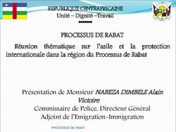 PROCESSUS DE RABAT et - Processus de ...