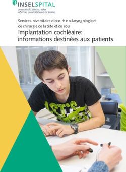 Implantation cochl&eacute;aire: informations destin&eacute;es aux patients - Service universitaire d'oto-rhino-laryngologie et de chirurgie de la t&ecirc;te et du cou