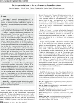 CAS CLINIQUE EN DIRECT DE L'UNITÉ