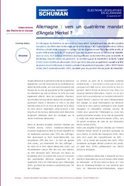 Allemagne : vers un quatri&egrave;me mandat d'Angela Merkel ?
