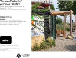 "Saisons Partagées" APPEL À PROJET - Projet de programmation pour le Jardin C - 2017 dans le cadre du dispositif Carte Blanche Fabrique - Mire