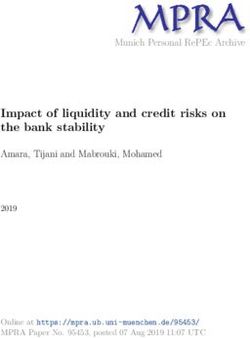 IMPACT OF LIQUIDITY AND CREDIT RISKS ON THE BANK STABILITY - MUNICH PERSONAL REPEC ARCHIVE - MPRA