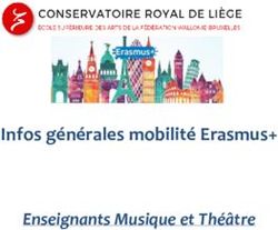 Infos g&eacute;n&eacute;rales mobilit&eacute; Erasmus+ - Enseignants Musique et Th&eacute;&acirc;tre - Conservatoire royal de ...