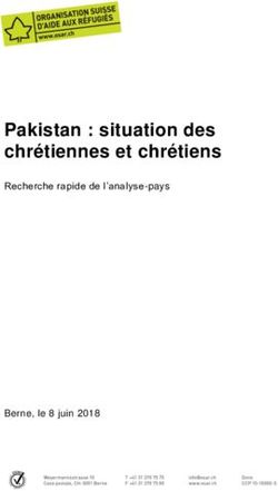 Pakistan : situation des chrétiennes et chrétiens - Recherche rapide de l'analyse-pays - Berne, le 8 juin 2018 - Swiss Refugee Council