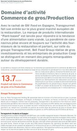 Domaine d'activit&eacute; Commerce de gros/Production - Coop ...