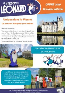 OFFRE 2019 Groupes enfants - La Tour-Forteresse du ...
