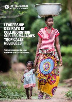 LEADERSHIP DES PAYS ET COLLABORATION SUR LES MALADIES TROPICALES NÉGLIGÉES - TROISIÈME RAPPORT DE SUIVI SUR LA DÉCLARATION DE LONDRES