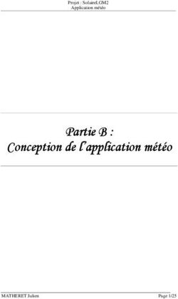 Partie B : Conception de l'application météo - Projet : SolaireLGM2 Application météo - MATHERET Julien