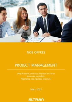 Rejoignez nos équipes internes! - Mars 2017 Chef de projet, Directeur de projet en centre