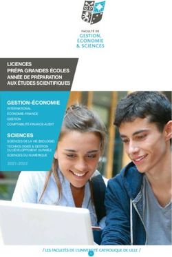 LICENCES PRÉPA GRANDES ÉCOLES ANNÉE DE PRÉPARATION AUX ÉTUDES SCIENTIFIQUES GESTION-ÉCONOMIE