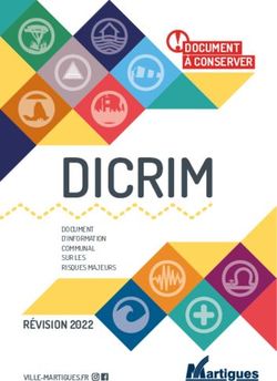 DICRIM DOCUMENT À CONSERVER - Ville de Martigues