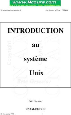 INTRODUCTION au système Unix - CNAM-CEDRIC Eric Gressier