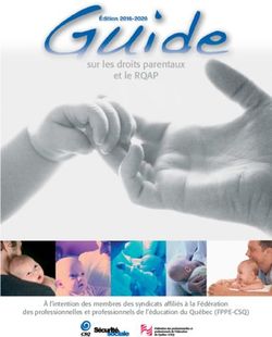 Sur les droits parentaux et le RQAP - À l'intention des membres des syndicats affiliés à la Fédération des professionnelles et professionnels de ...