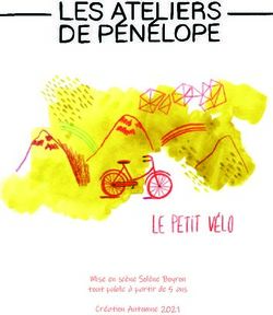 Mise en scène Solène Boyron tout public à partir de 5 ans Création Automne 2021