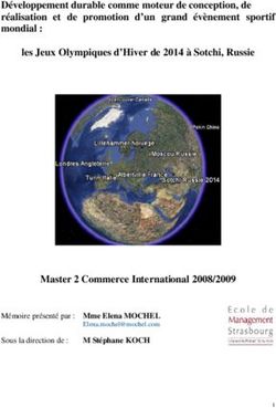 Développement durable comme moteur de conception, de réalisation et de promotion d'un grand évènement sportif mondial : les Jeux Olympiques ...