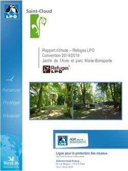 Saint-Cloud Rapport d'étude - Refuges LPO Convention 2014/2019 Jardin de l'Avre et parc Marie-Bonaparte et