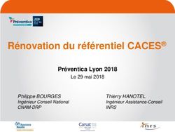 R&eacute;novation du r&eacute;f&eacute;rentiel CACES - Pr&eacute;ventica Lyon 2018 Le 29 mai 2018 - Pr&eacute;ventica