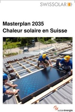 Masterplan 2035 Chaleur solaire en Suisse